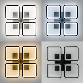 Lustră LED dimabilă aplicată Brilagi SQUARED LED/85W/230V 3000-6500K + telecomandă