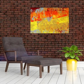 Tablou cu abstracție - pictura (90x60 cm)