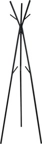 Cuier pom TRIO, negru, metal/plastic, 50x171 cm