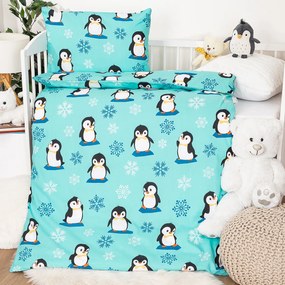 Lenjerie de pat din bumbac pentru copii 4Home Arctic Friends, 100 x 135 cm, 40 x 60 cm, 100 x 135 cm, 40 x 60 cm