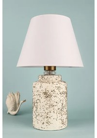 Lampă de masă RAMZES 1xE27/40W/230V alb/bej