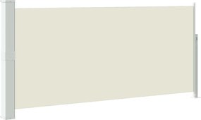vidaXL Copertină laterală retractabilă, crem, 140x300 cm