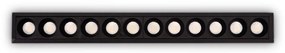Spot dreptunghiular / Proiector LED incastrabil Lika fi slim 20w 3000k, negru