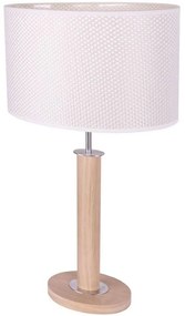 Spot-Light 7017400211524 - Lampă de masă MERCEDES 1xE27/40W/230V stejar