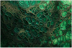 Tablou - Imagine microscopică verde (90x60 cm)