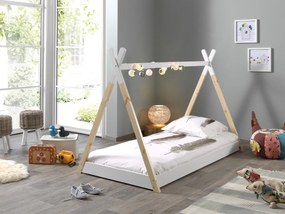 Set TIPI format dintr-un Pat copii (90 x 200 cm) și o SALTEA PAT COPII Basic Cool (90 x 200 x 10 cm).