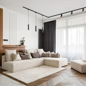 Lustră pe cablu pentru sistem de șină MARIBEL 3xGU10/10W/230V + sistem de șină 1 m