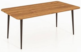 Măsuță de cafea din lemn de stejar 90x90 cm Kula – The Beds