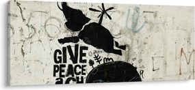 Tablou - Elefant deasupra solului (120x50 cm)