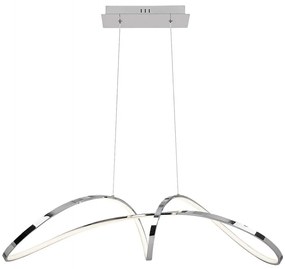 Lustra LED suspendata design modern Aisha crom