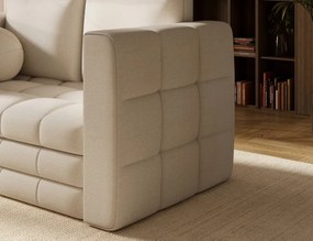Canapea Kastol , alb chenille extensibil, 137x71x74 cm – Soreli 01