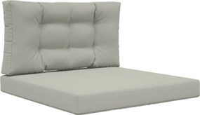 vidaXL Perna pentru canapea de exterior 2 pcs Gri Poliester