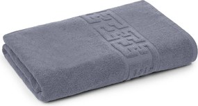 Set 5 Prosoape 70x130 cm Bumbac 500 g/mp Bordura Greceasca, Gri
