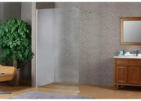 Paravan de dus tip Walk-in 80Ã 200 cm 8 mm profil crom lucios