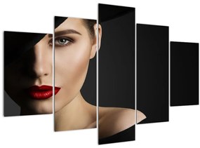 Tablou - Portretul femeii cu pălărie (150x105 cm)