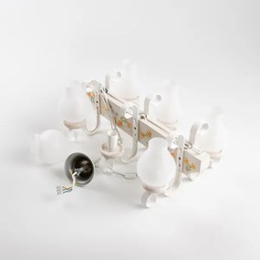 Brilagi - Candelabru cu lanț QUEEN 6xE14/40W/230V fag/crem