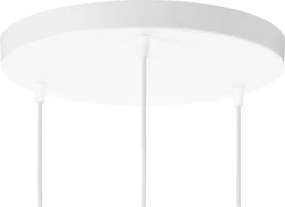 Brilagi - Lustră suspendată pe cablu RESNA, 3xE27/60W/230V, Ø45 cm, bej