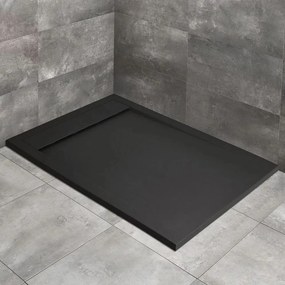 Cadita dus compozit dreptunghiulara Radaway Teos F 100x90 cm alb