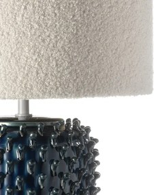 ONLI - Lampă de masă CERAMICA 1xE27/15W/230V 57 cm albastru/crem