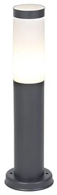 Lampă de stâlp gri antracit 45 cm IP44 - Rox