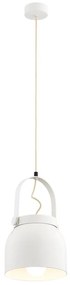 Pendul design modern LOGAN alb