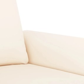 Canapea de o persoana, crem, 60 cm, catifea Crem, 92 x 77 x 80 cm