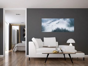 Tablou - Copacii în ceață (120x50 cm)