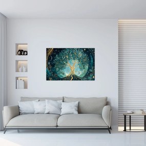 Tablou – Arborele vieții în univers (90x60 cm)
