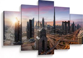 Tablou - Panorama din Dubai (150x105 cm)