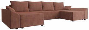 Colțar Memphis 105Cutie de pat, 316x138x82cm, 119 kg, Picioare: Plastic