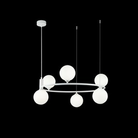 Suspensie Ring Maytoni G9, Alb, MOD013PL-06W, Germania