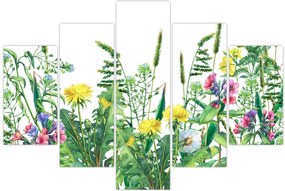 Tablou - Flori de pajiște pictate (150x105 cm)