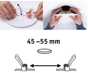 Paulmann 92390 - LED/4,5W IP44 Lampă încastrată baie VARIFIT 230V