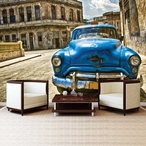 Fototapet - Mașina Vintage Cubaneză (152,5x104 cm), în 8 de alte dimensiuni noi