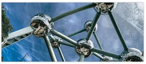 Tablou- atomium la Bruxelles (120x50 cm)
