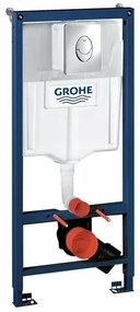 Set rezervor incastrat Grohe Rapid SL pentru vas wc cu clapeta cromata Skate Air