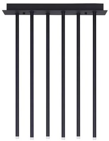 Lustra LED aplicata design minimalist STILVI 17W negru