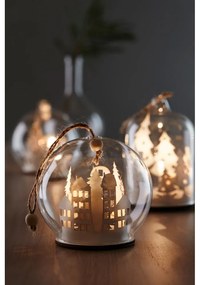 Decorațiune luminoasă de Crăciun albă suspendată ø 9 cm Myren – Markslöjd