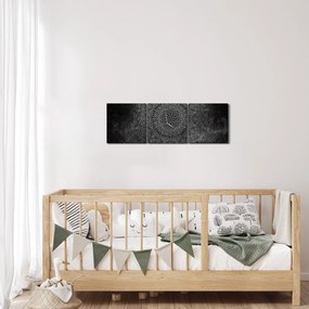 Tablou -Mandala mistică (cu ceas) (90x30 cm)