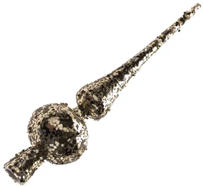 Vârf de brad de Crăciun Bronze maro, 6 x 28 cm