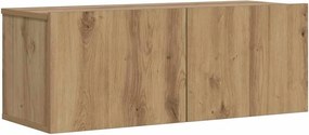 vidaXL Dulap TV perete, stejar artizanal, 80x30x30 cm, lemn prelucrat