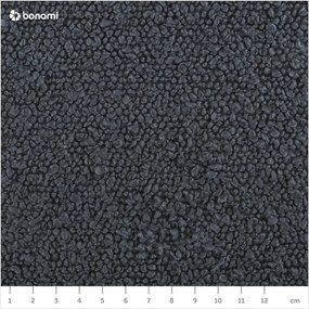 Colțar gri închis cu tapițerie din stofă bouclé (colț dreapta) Molino – Micadoni Home