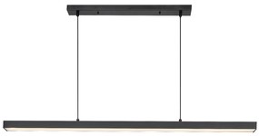 Lustra Suspendata Liniara, LED, Negru, Tariq