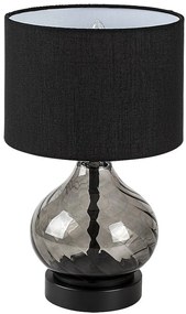 Veioza/Lampa de masa decorativa Pirelo fumuriu