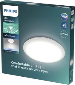 Philips - Plafonieră LED, 20 W, 230 V, 4000 K