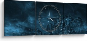 Tablou - Misiune extraterestră (cu ceas) (90x30 cm)