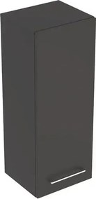Dulap baie suspendat lava gri inchis Geberit Selnova Square 1 usa 85 cm
