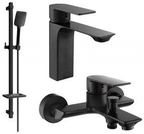 Mexen Alexa DQ62 set cadă, negru - 71203DQ62-70