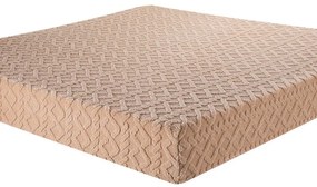 Cearşaf elastic cu blăniţă INVERNO bej 180 x 200 cm
