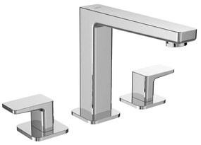 Sapho - Baterie pentru lavoar cu 3 găuri TURSI, crom lucios
